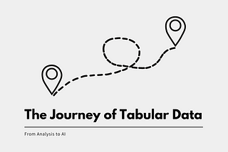 The Evolution of Tabular Data: From Analysis to AI cover photo.