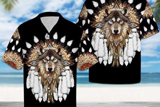 OFFICIAL Native wolf limited hawaiian shirt