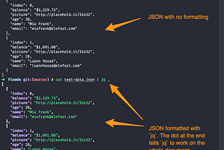 Komut satırı JSON, YAML, XML ve HTML işleme araçları