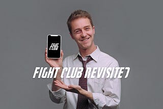 ‘Fight Club’ revisited. A one page mobile layout UX/UI design case study