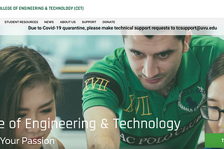 UVU College of Engineering & Technology Redesign - Part II