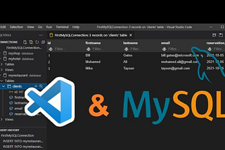 Connecting to a MySQL Database from Visual Studio Code