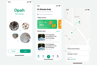 OPAH : Aplikasi pengambilan sampah