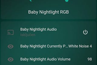 A MQTT controlled Raspberry Pi Zero nightlight and white noise machine