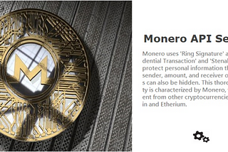 Monero API Services