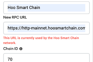 How to use metamask wallet to create Hoo Smart Chain address? And participate in FansForce IDO