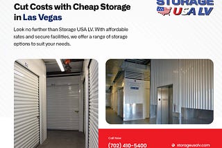 Cut Costs with Cheap Storage in Las Vegas