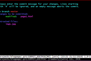 Stuck in Git-Bash command line?