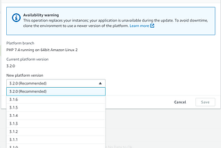 Upgrade AWS Elastic Beanstalk from PHP 7.4 to PHP 8.0
