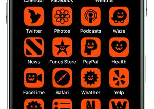 Custom iOS icons for Halloween