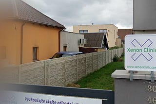 Google Maps Street View of the Xenon Clinic in Prague, Czechia