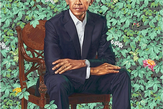 What I see when I look at Kehinde Wiley’s Obama portrait