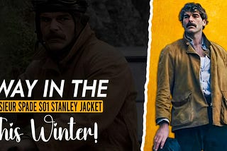 Sway in the Monsieur Spade S01 Stanley Jacket this Winter!