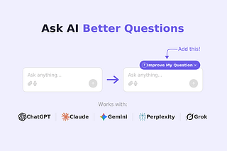 How To Ask AI Better Questions, Using AI