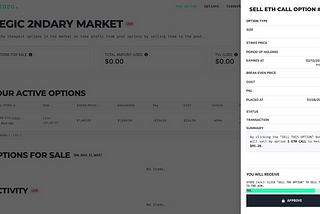 Hegic 2ndary Market: Motivation & Design