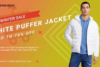 White Puffer Jacket for Men