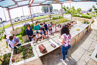 Participatory design of educational tools for an educational garden