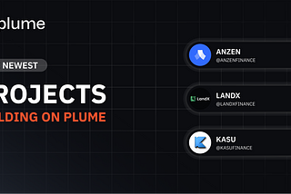 New Projects deployed on Plume 🪶 [Mar 31 — Apr 6]