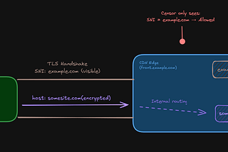 Domain fronting: a missed validation that enabled stealth