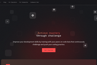 codewars, tantangan coding, landingpage codewars