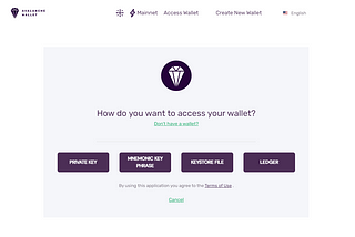 tampilan wallet avalanche access / akses wallet