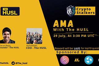 AMA RECAP : CRYPTOSTALKERS x The HUSL.