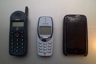 Here are three phones.