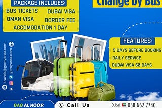 Dubai Visa Change by Bus