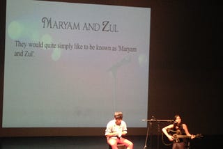 Evening of Poetry and Music: Up close and personal with Maryam and Zul