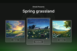 DimAI Presents — Spring grassland