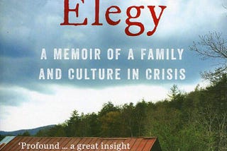 Book cover of the international bestseller, “Hillbilly Elegy”