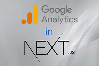 Google Analytics in Next js