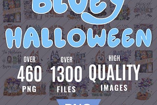 Bluey Halloween Png, Bluey Halloween Family Png, Trick or Treat Png, Bluey Halloween Shirt Png, Dogs Halloween Png, Digital File, Only Png