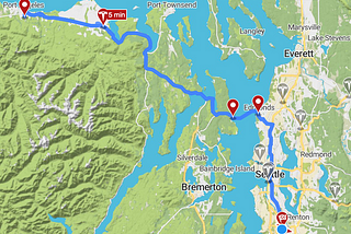 Winter Drive from Seattle to Huricane Ridge in a Tesla Model Y