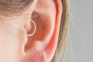 Bar Shape Stud Earrings Price