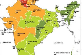 No Correlation in Economic Prosperity and Sex Ratio