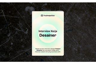 Begini portfolio dan interview kerja desainer yang baik, agar gampang dapet kantor baru