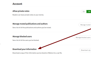 How to backup your articles from Medium — and one thing you should know!