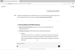 Automation Tester Portfolio