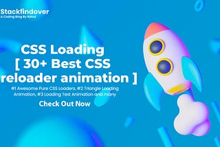Best CSS Preloader animation
