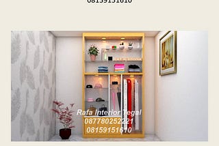 Murah 087780252221 Lemari Pakaian Minimalis 2 Pintu Brebes