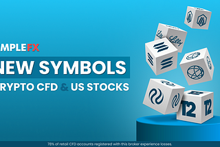 Brand New Crypto CFDs and US Stocks: Expand Your Portfolio with SimpleFX! 🤩🎉📊