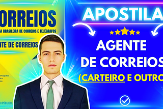 Apostila para agente de correios concurso público dos correios 2024 2025