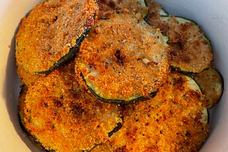 Air-Fried Vegan Parmesan Zucchini Chips