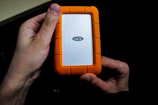 Besides the much faster Lacie Rugged NVMe SSD, I got a 4TB Lacie Rugged HDD Mini.