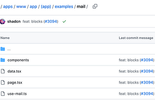 shadcn-ui/ui codebase analysis: Mail example explained.