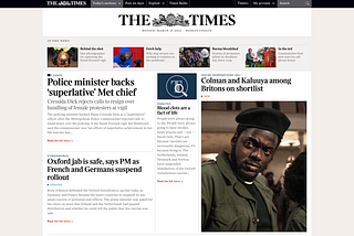 Digital transformation at The Times of London