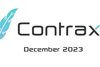 Contrax December 2023 Update