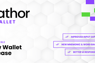 Hathor Wallet v0.18.0 — UX/UI Improvements