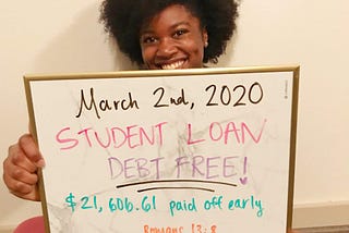 How I Became Debt-Free at 25